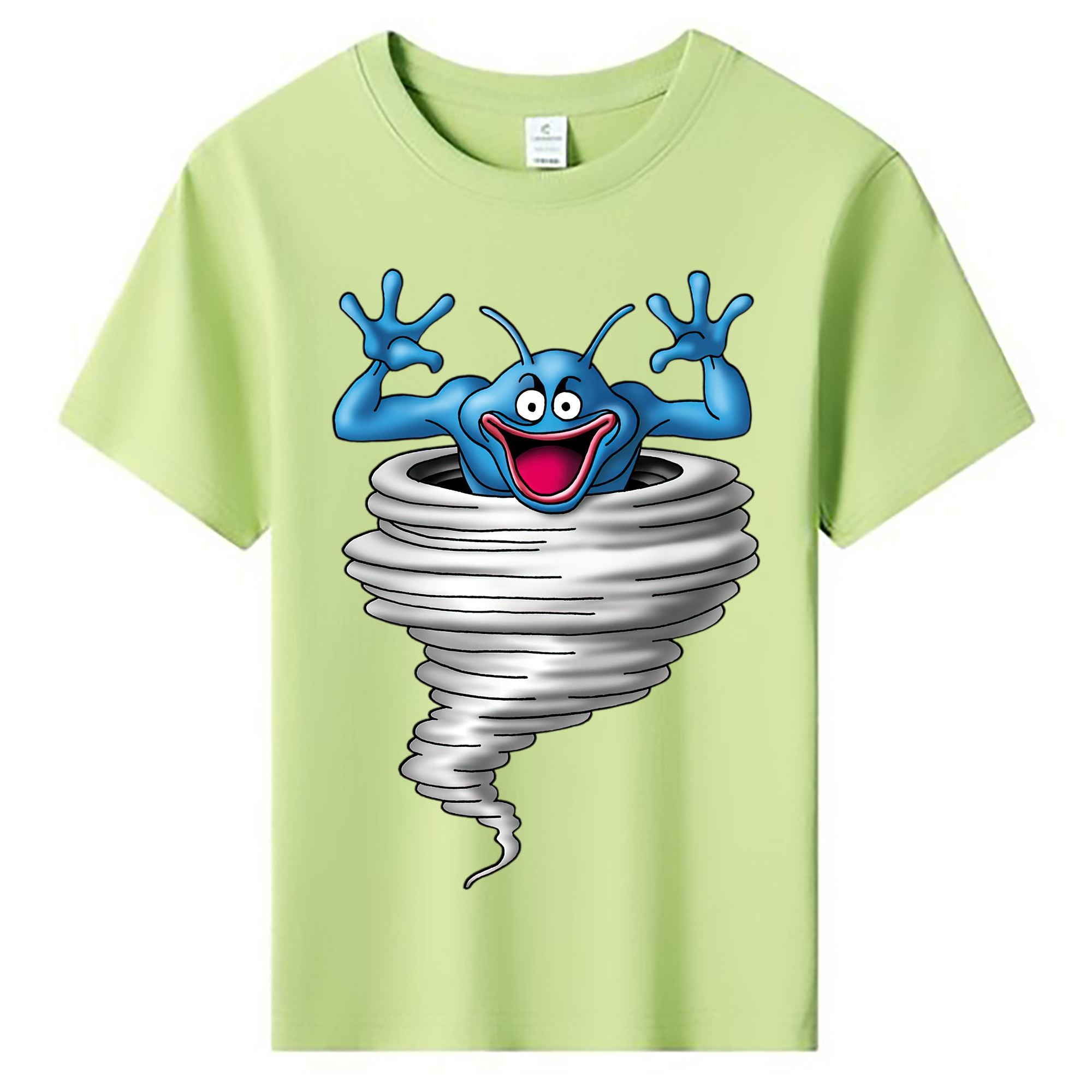 （画像用） ドラゴンクエスト Doragon Kuesuto Dragon Quest 綿100％キッズTシャツ（フロントプリント）